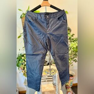 Dark Blue Skinny Jeans Susan Graver 14P (Pleather Pant Feel)